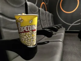 Yellow popcorn cup on a - Credits: pexels