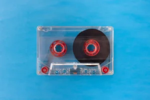 Vintage transparent cassette tape with - Credits: pexels