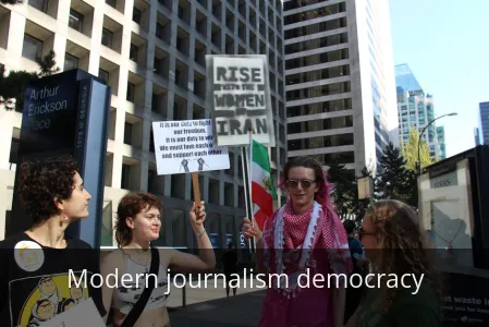 Modern journalism democracy