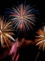 Colorful fireworks exploding in a - Credits: pexels