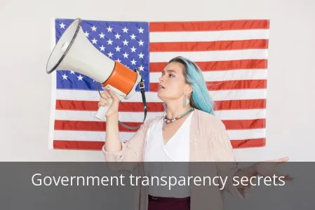 Government transparency secrets