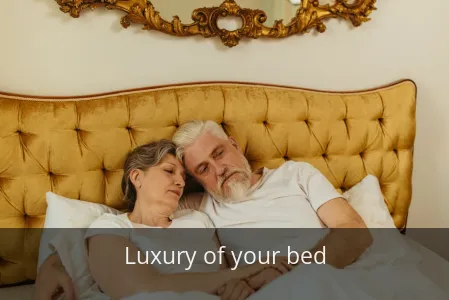 Luxury of your bed